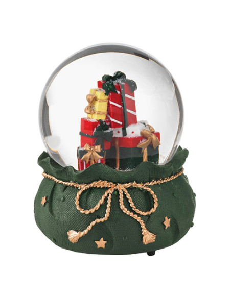 Carillon palla di neve - 4 decori assortiti