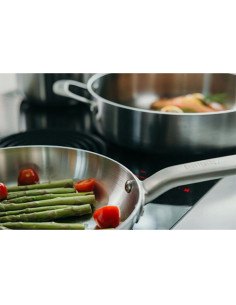 Padella in acciaio inox 28 cm 2